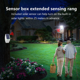 Solar Remote Control Motion Sensor Floodlight