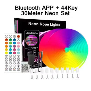 Music Sync Neon Ribbon Rope Light
