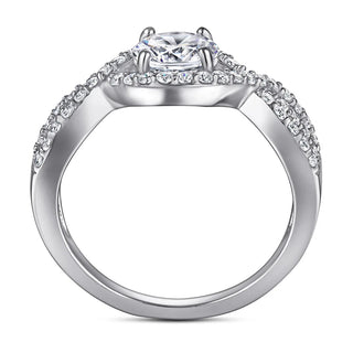Genuine Vintage Diamond Moissanite Ring