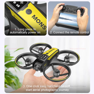 M23 Mini RC Drone 8K HD Camera WiFi GPS Screen Control 360° Hold Selfie Aerial Shots RC Helicopter for Kid Adult Gift Toys 5000M