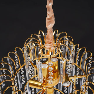 Adjustable Chain Crystal Ambient Chandelier