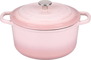 Enameled Cast Iron Dutch Oven Pot with Lid, for Sourdough Bread Baking, Round Dutch Ovens, 6 Quart, Purple