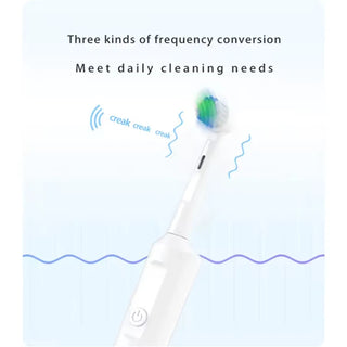 Rotating Electric Toothbrush 3 Modes USB Fast Rechargeable Rotary Electric Toothbrush with Travel Case 2 Brush Heads