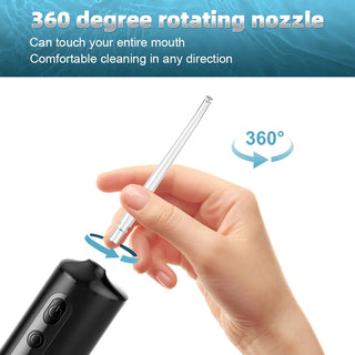 Oral Irrigator Portable Dental Water Flosser USB Charging 4 Nozzles Multiple Modes Suitable for Family Travel Use