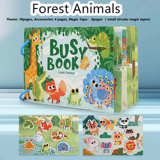 Kids Interactive Learning Activity Book