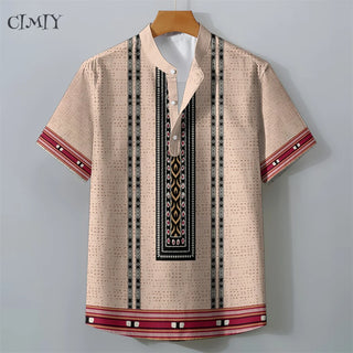 Men's Traditional Ethnic Tribal Style Shirt