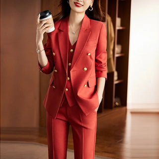 Formal Office Professional 3Pcs Pantsuits - Epictzar Intl.