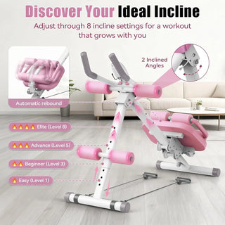 Adjustable Ab Support Crunch Trainer