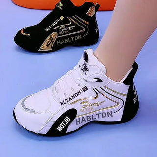 Lightweight Lace Up Vulcanized Walking Shoes
