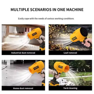 DEWALT Cordless Air Blower Brushless Turbo Fan Violent Fan 800G Thrust Handheld Dust Blowing Tool Rechargeable 20V Battery