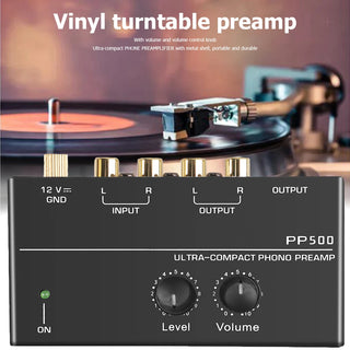 Phono Preamplifier Volume Control Interfaces