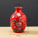 Red vase