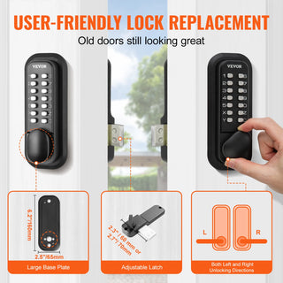 Mechanical Keyless Entry Door Lock