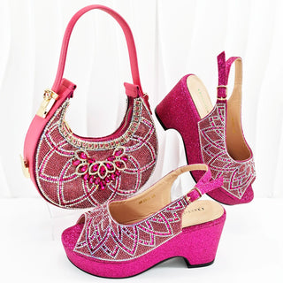 Italian Women Shoe & Bag Set