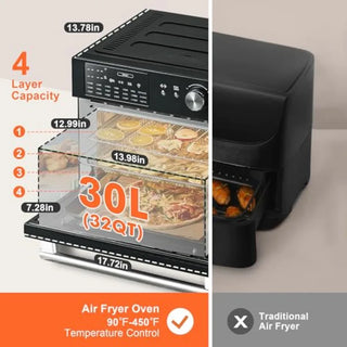 Air Fryer Toaster Oven Combo
