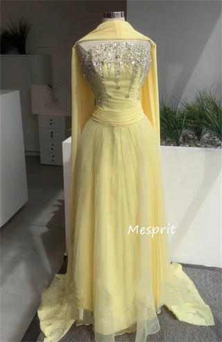 High Quality Chiffon Sequined Evening Dress - Epictzar Intl.