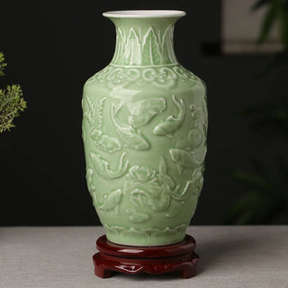 Antique Flower Decoration Ceramic Vase