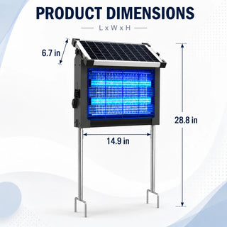 Outdoor Solar Powered Bug Zapper