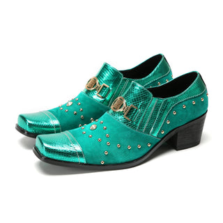 Riveted Cowhide Personalized Luxurious Shoes