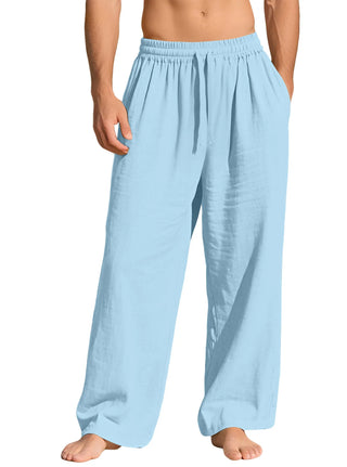 Beach Joggers Linen Baggy Pants
