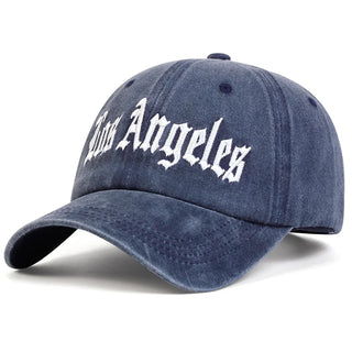 Unisex LOS ANGELES Personality Embroidery Wash Baseball Caps Spring Autumn Outdoor Adjustable Casual Hats Sunscreen Hat Cap