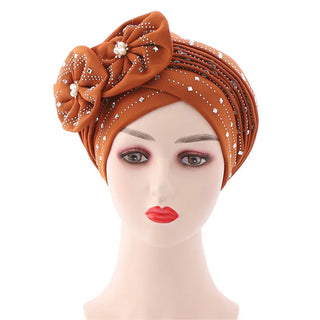 African Turban Braids Headscarf Bonnet