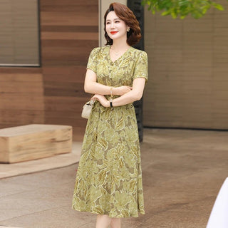 Floral Chiffon Beach Party Midi Dress - Epictzar Intl.