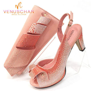 Elegant Design Ladies Shoes And Bag Set