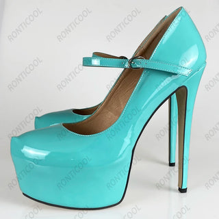Platform Round Toe Pumps Shoes
