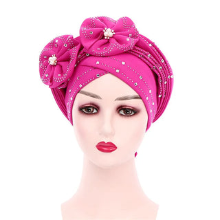 African Turban Braids Headscarf Bonnet