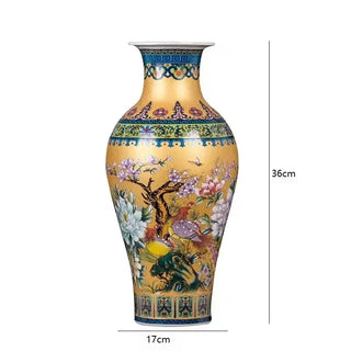 Ceramic Flowers Decoration Arrangement Vase