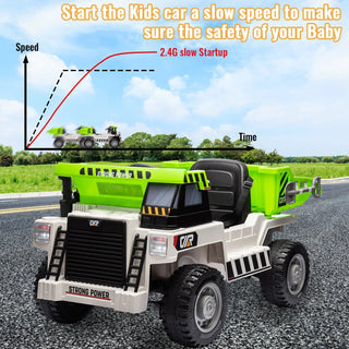 Remote Control 12V Kids Electric Dump Truck