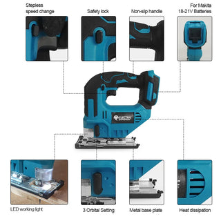 Electric Curved Saw Cordless Jig Saw