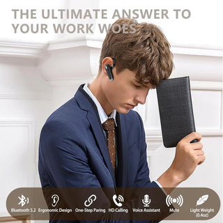 Wireless Headset Hands-Free Earphones