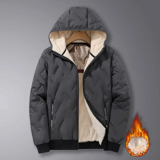 Thicken Hooded Fleece Padded Jacket