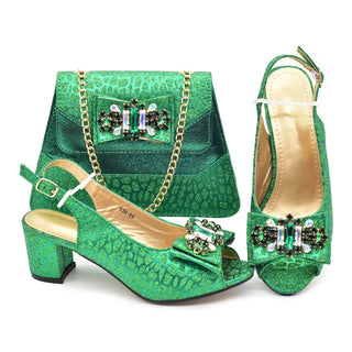 Luxury Party Shoes & Bags Match Set