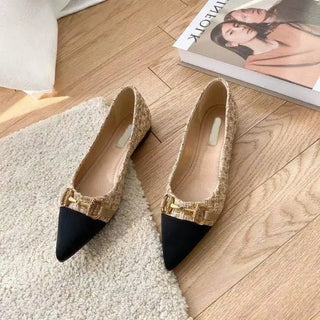 Stylish Office Lady Pointed Toe Shoes