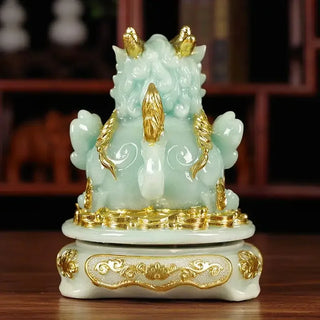 Lucky Inviting Wealth Brave Ornament Toad Living Room Wine Cabinet Office Shop Decor
