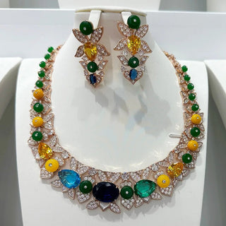 Luxury Geometry African Wedding Party Bridal Jewelry Set - Epictzar Intl.