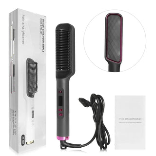 Electric Hot Comb Hair Styling Straightener