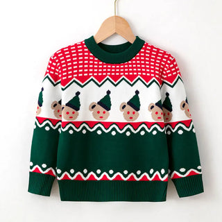 Girls Knitwear Warm Cartoon Sweater