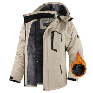 Warm Windproof Fleece Thicken Solid Jacket