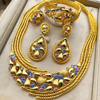 Saudi Engagement Party Jewelry Sets