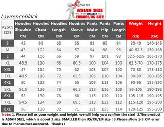 Men's Hooded Cotton Tracksuit Sweatsuits