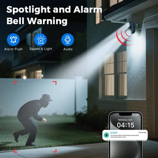 Dual Lens WiFi Surveillance Security Camera