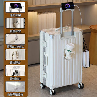 Multifunctional Universal Durable Wheel Suitcase