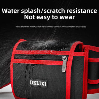 Multi-function Waist Tool Bag Oxford Cloth Multilayer Storage Pouch Tool Electricians Wrench Pliers Storage Bag
