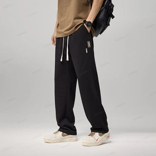Classic Elastic Waist Casual Pants