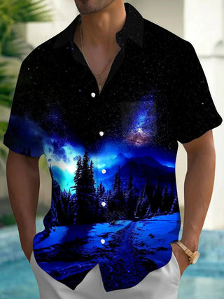 Leisure Tourist Beach Print Short Sleeve Shirt - Epictzar Intl.