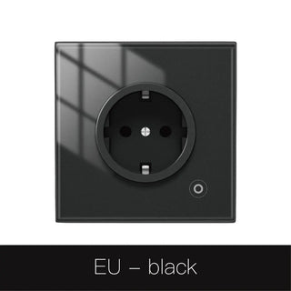 Smart Wall Socket Glass Panel Outlet